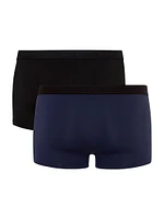 2-Pack Solid Boxer Briefs