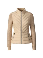 Bexley Mixed Media Puffer Jacket