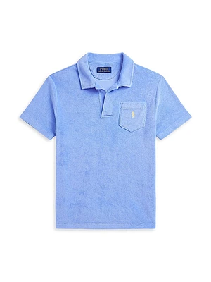 Little Boy's & Terry Cloth Polo Shirt