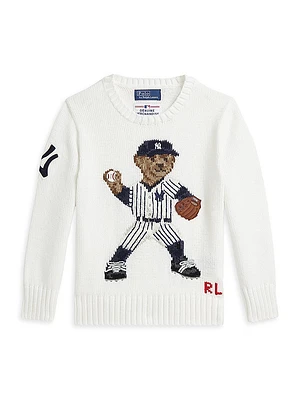 Little Boy's & MLB Yankees Polo Bear Sweater
