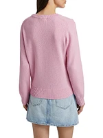 Poodle Wool-Blend Crewneck Sweater