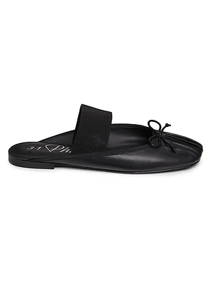 ID Bow Leather Mules
