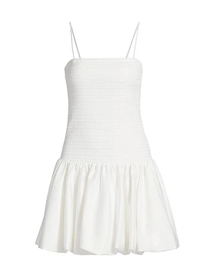 Arden Drop-Waist Bubble Minidress