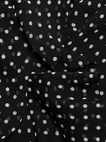 Laverne Polka Dot Ruffled Maxi Dress