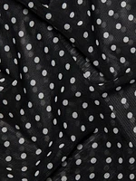 Tess Polka Dot Sheer Crewneck T-Shirt