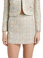 Riley Tweed A-Line Miniskirt