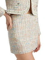 Riley Tweed A-Line Miniskirt