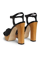 Heloise 120MM Leather Platform Sandals
