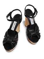 Heloise 120MM Leather Platform Sandals