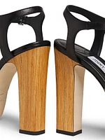 Heloise 120MM Leather Platform Sandals