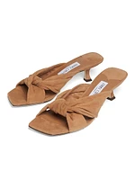 Avenue 50MM Suede Slip-On Sandals
