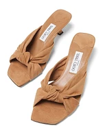 Avenue 50MM Suede Slip-On Sandals