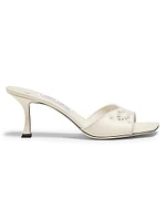 Skye 70MM Embroidered Leather Mules