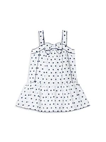 Little Girl's & Star Drop-Waist Dress