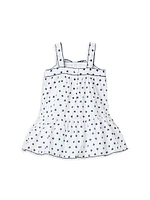 Little Girl's & Star Drop-Waist Dress