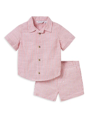 Baby Boy's The Cabana Shirt & Shorts Set