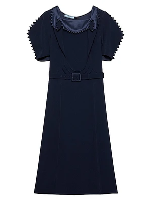 Satin Crepe Dress