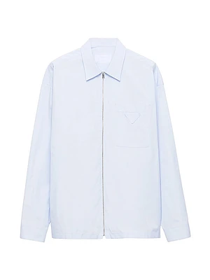 Cotton Zipper Shirt