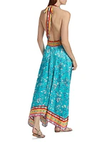Georgina Floral Sleeveless Midi-Dress