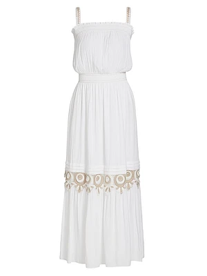Catalina Embroidered Maxi Dress