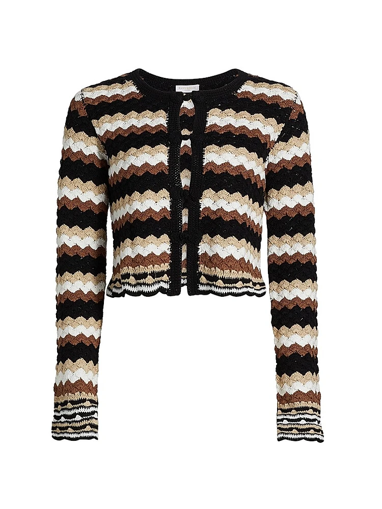 Geo Crochet Cardigan