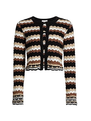 Geo Crochet Cardigan