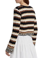 Geo Crochet Cardigan