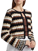 Geo Crochet Cardigan