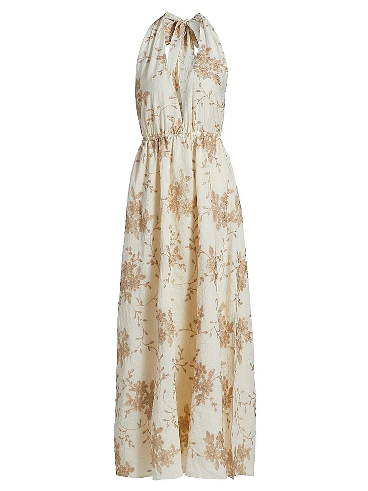 Imelda Floral Sleeveless Maxi Dress