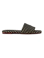St. Barths Raffia Slide Sandals
