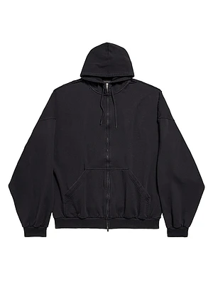 Security Tape Logo Zip-Up Hoodie