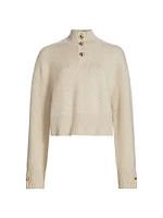The Rowe Cropped Cashmere Sweater