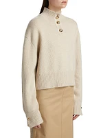 The Rowe Cropped Cashmere Sweater