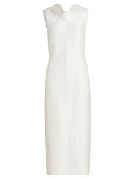The Blair Silk Sheath Midi-Dress