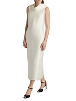 The Blair Silk Sheath Midi-Dress