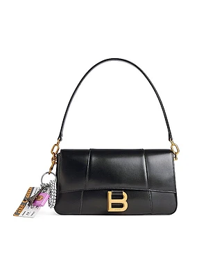 Hourglass Medium Sling Shoulder Bag with Charms