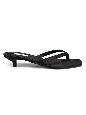 35MM Satin Slip-On Sandals