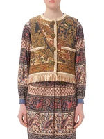 Canapone Vest with Voyage Imaginaire Paisley Print
