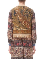 Canapone Vest with Voyage Imaginaire Paisley Print