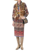 Canapone Vest with Voyage Imaginaire Paisley Print