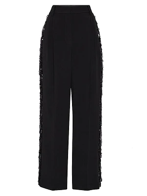 Crepe Cady Relaxed Tailored Trousers
