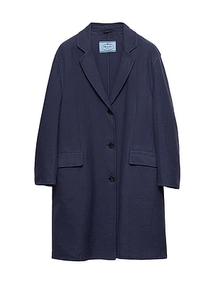 Single-Breasted Double Cotton Coat