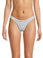 Jaclyn Laser-Cut Bikini Bottom