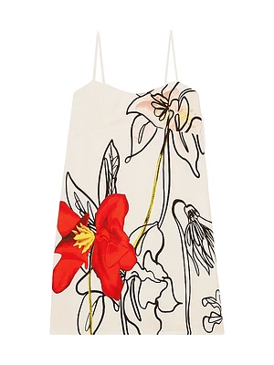 Reiss x NYBG Marli Floral Minidress