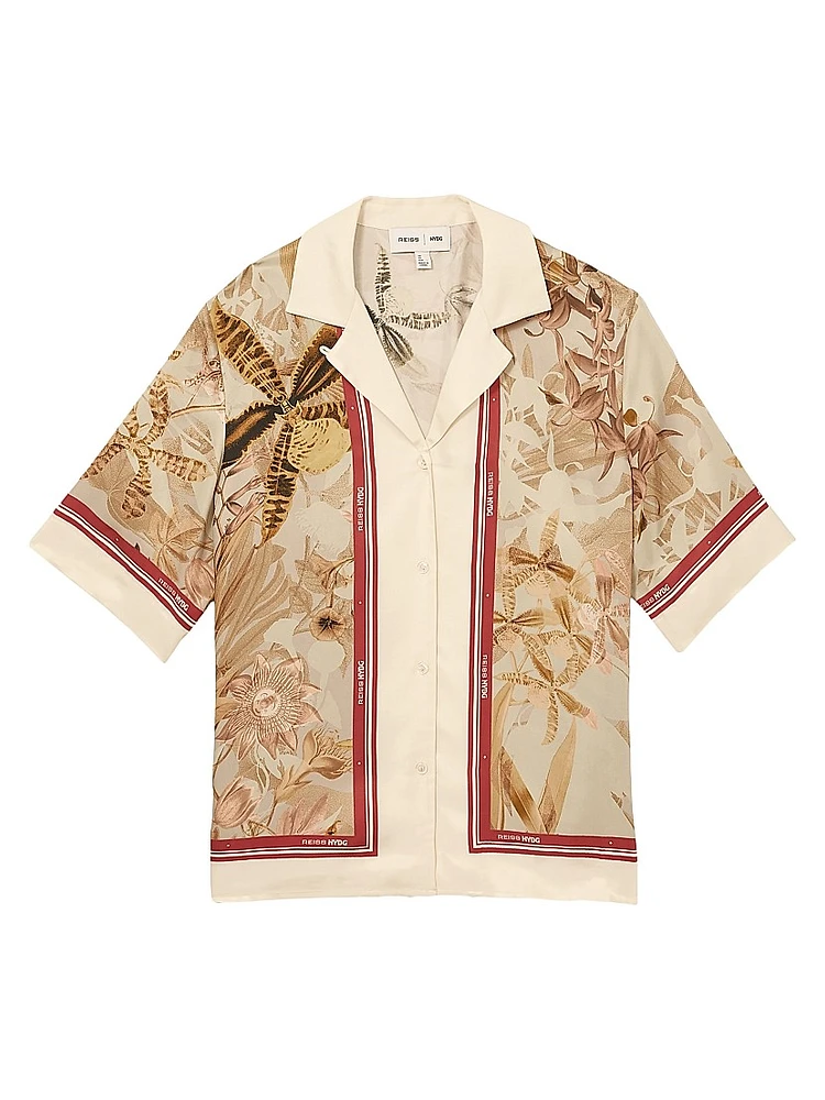 Reiss x NYBG Santana Floral Shirt