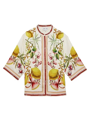 Reiss x NYBG Winona Botanical Shirt