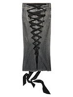 Lace-Up Skirt