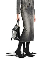Lace-Up Skirt