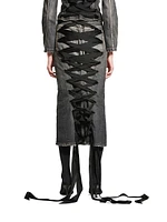 Lace-Up Skirt