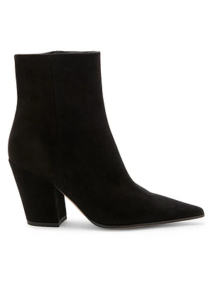 Keinna 85MM Suede Block-Heel Booties